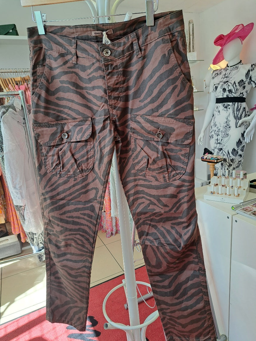 Funky staff cotton stretch trousers - Maya Maya Ltd