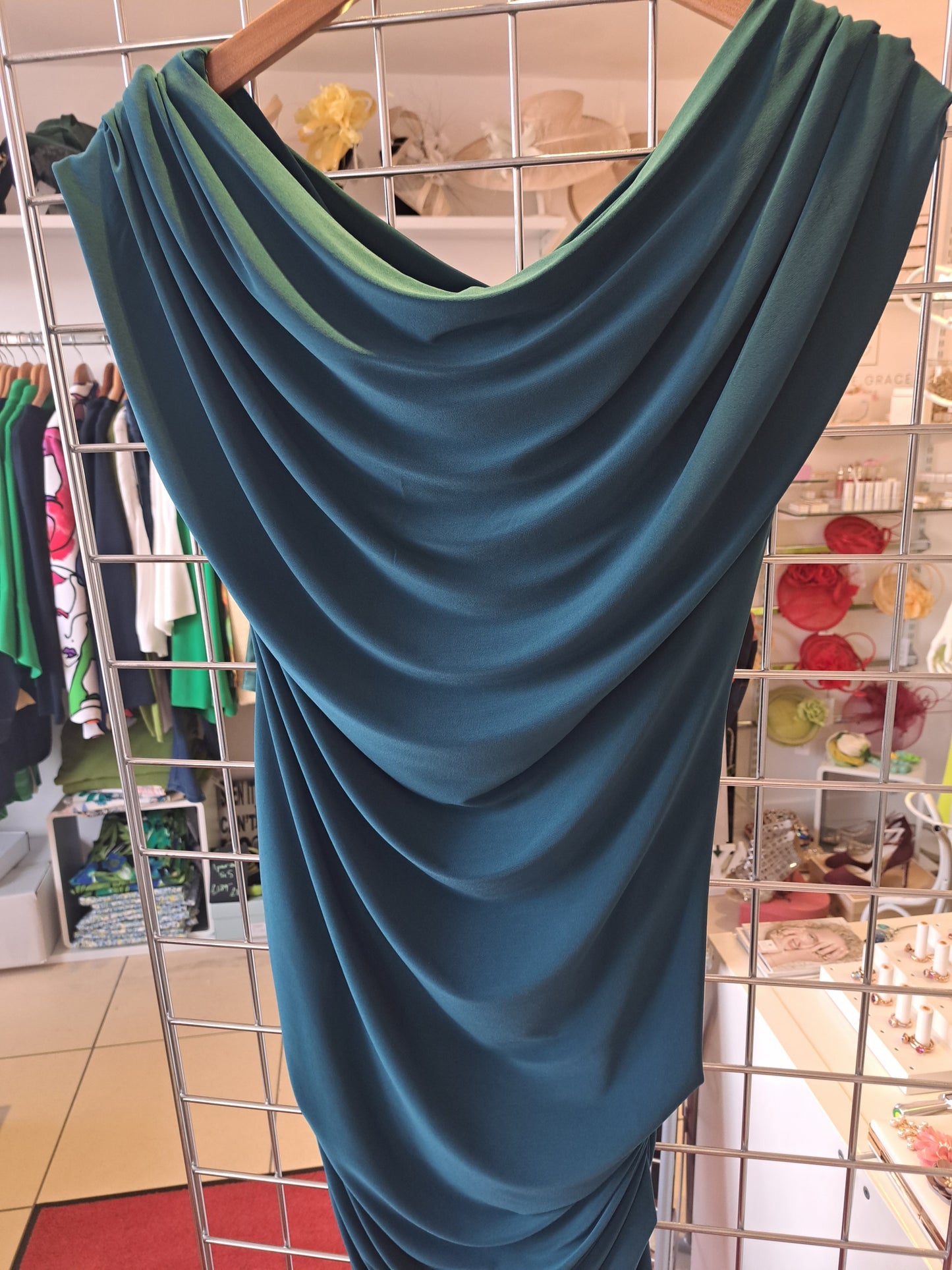 Oxygen dress petrol teal - Maya Maya Ltd