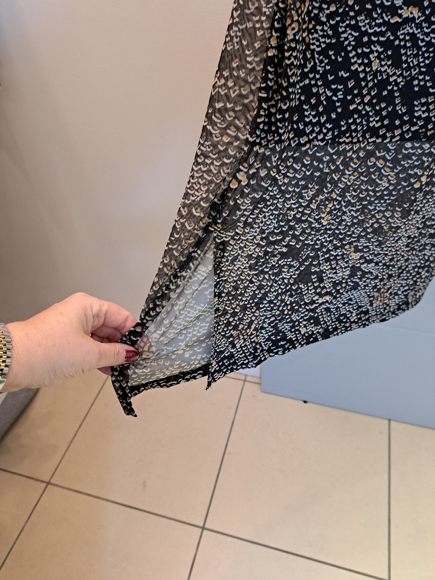 stretch mesh tube dress - Maya Maya Ltd