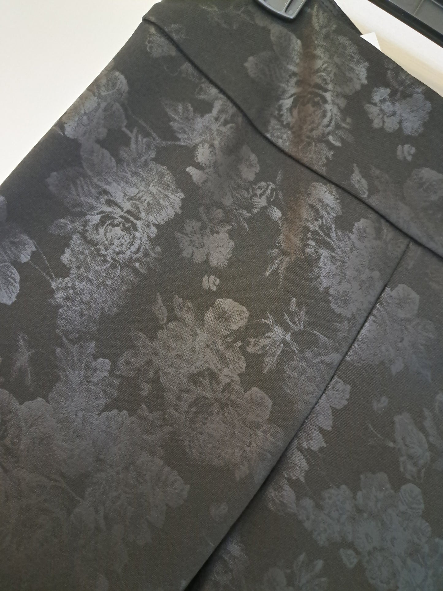 Black print UP pants - Maya Maya Ltd