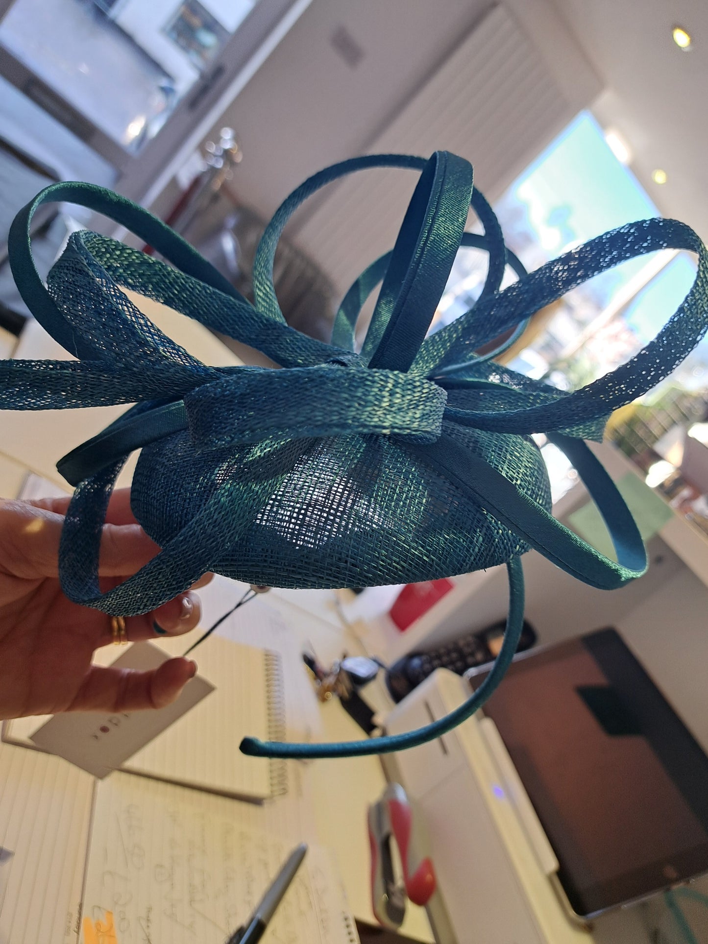 Small skull cap fascinator - Maya Maya Ltd