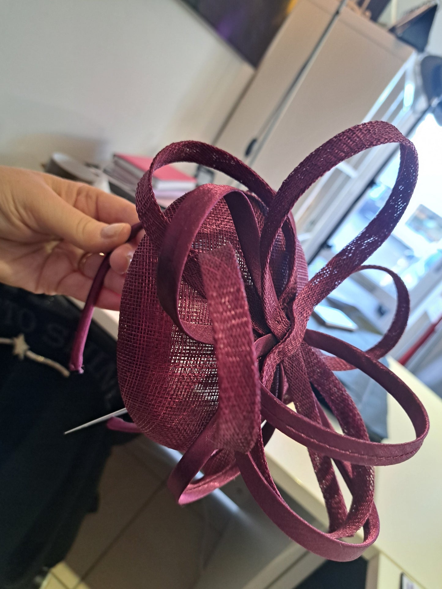Small skull cap fascinator - Maya Maya Ltd