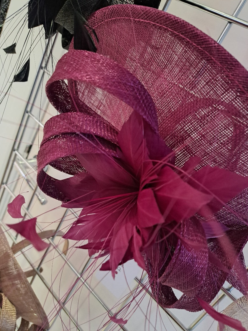 Mid size flower fascinator - Maya Maya Ltd