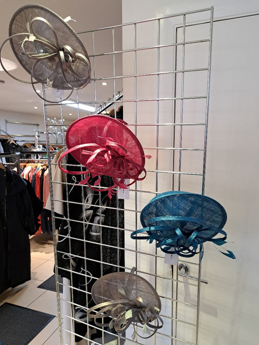 Oval fascinator with trim - Maya Maya Ltd