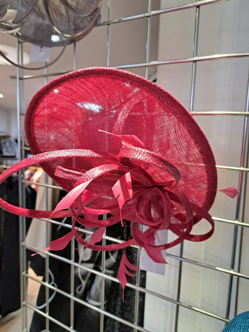 Oval fascinator with trim - Maya Maya Ltd