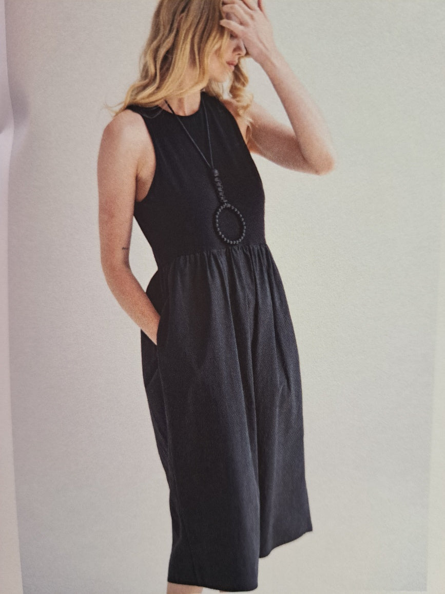 Stretch top cotton dress - Maya Maya Ltd