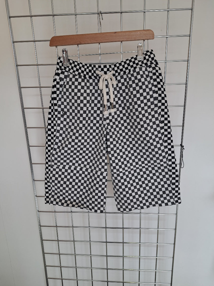 funky Staff YOU shorts check - Maya Maya Ltd
