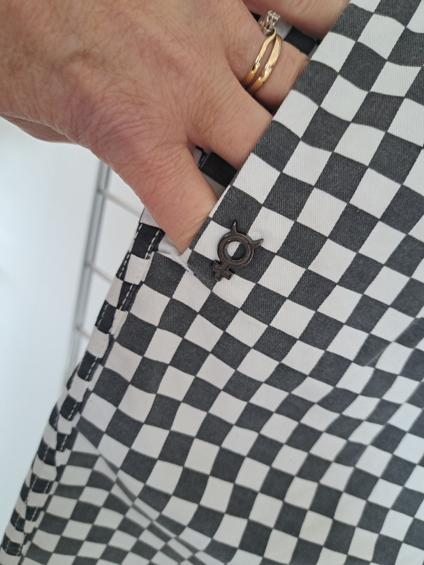 funky Staff YOU shorts check - Maya Maya Ltd