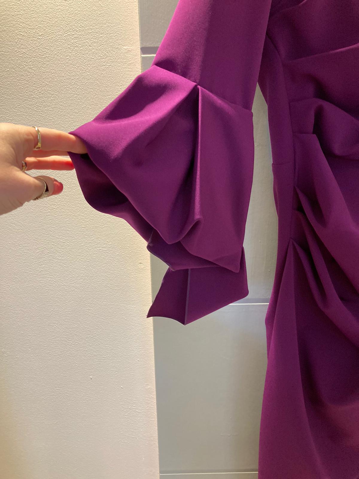 Kevan Jon claudia sleeve knee purple - Maya Maya Ltd