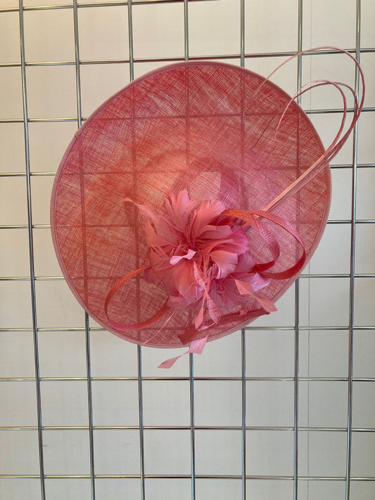 Bright Pink fascinator - Maya Maya Ltd