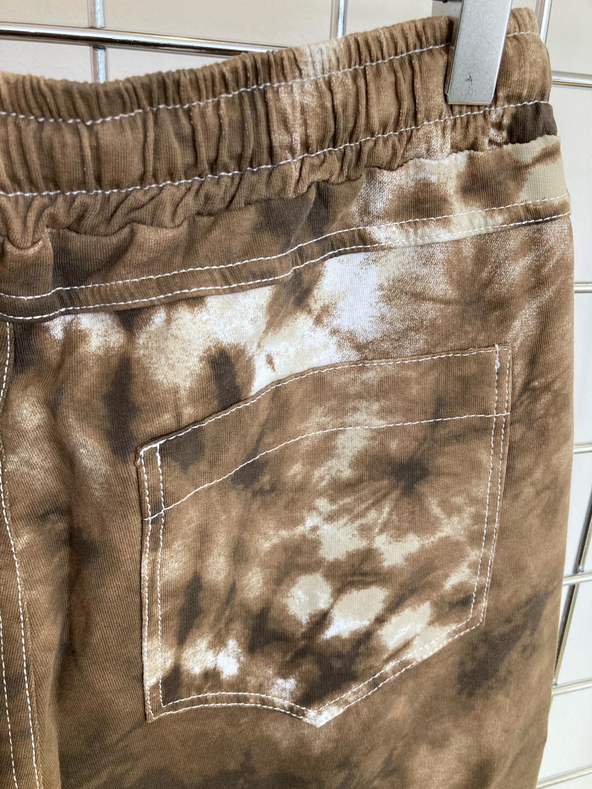 Khaki brown YOU shorts - Maya Maya Ltd