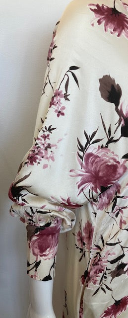 Flower Stretch Print Midi Dress - Maya Maya Ltd