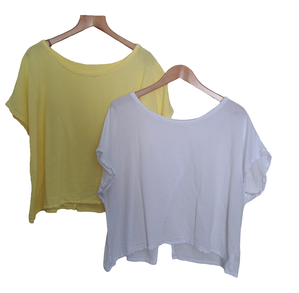 Cotton reversible top