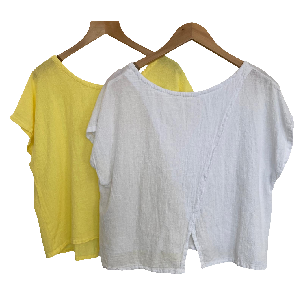 Cotton reversible top