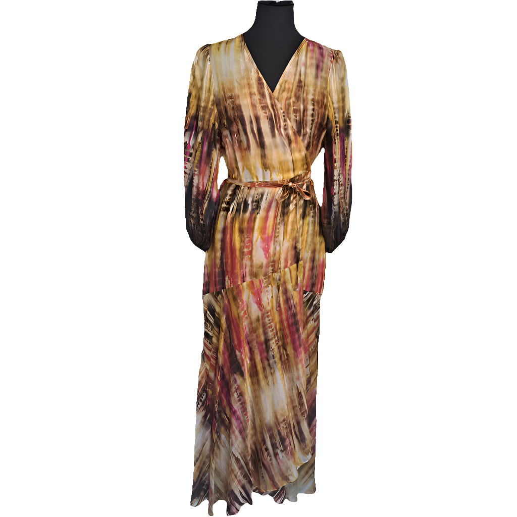 Wrap maxi dress