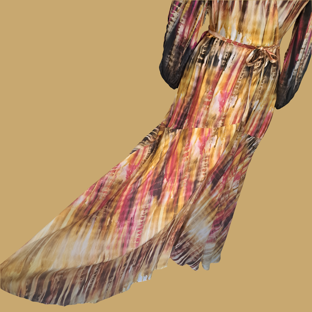 Wrap maxi dress