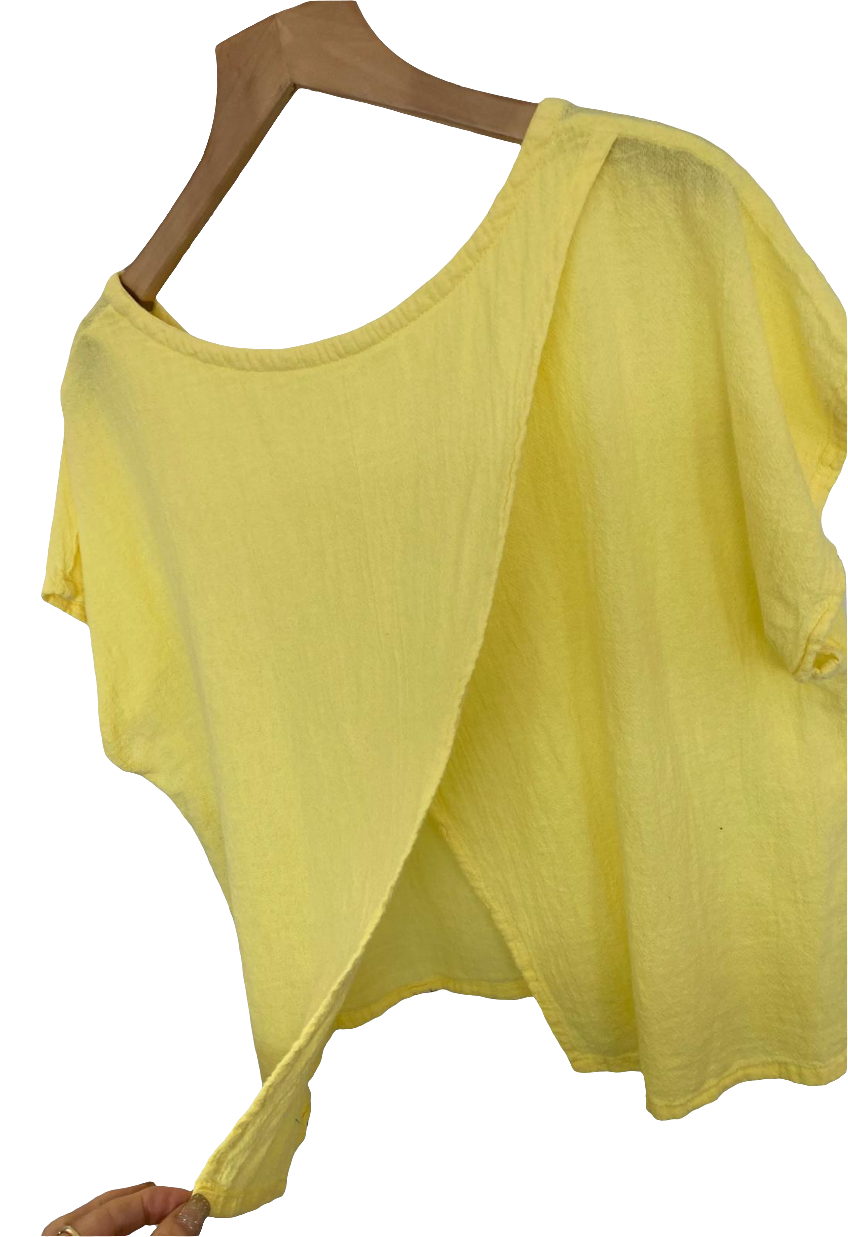 Cotton reversible top
