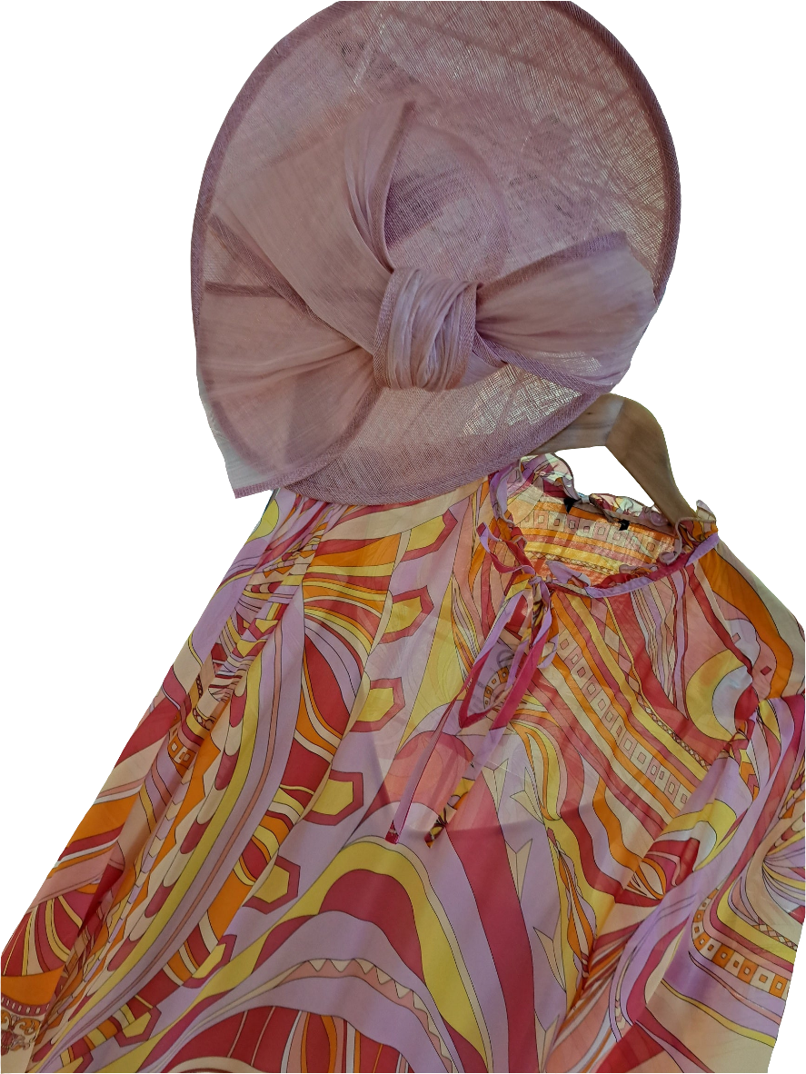 70s inspired print floaty dress