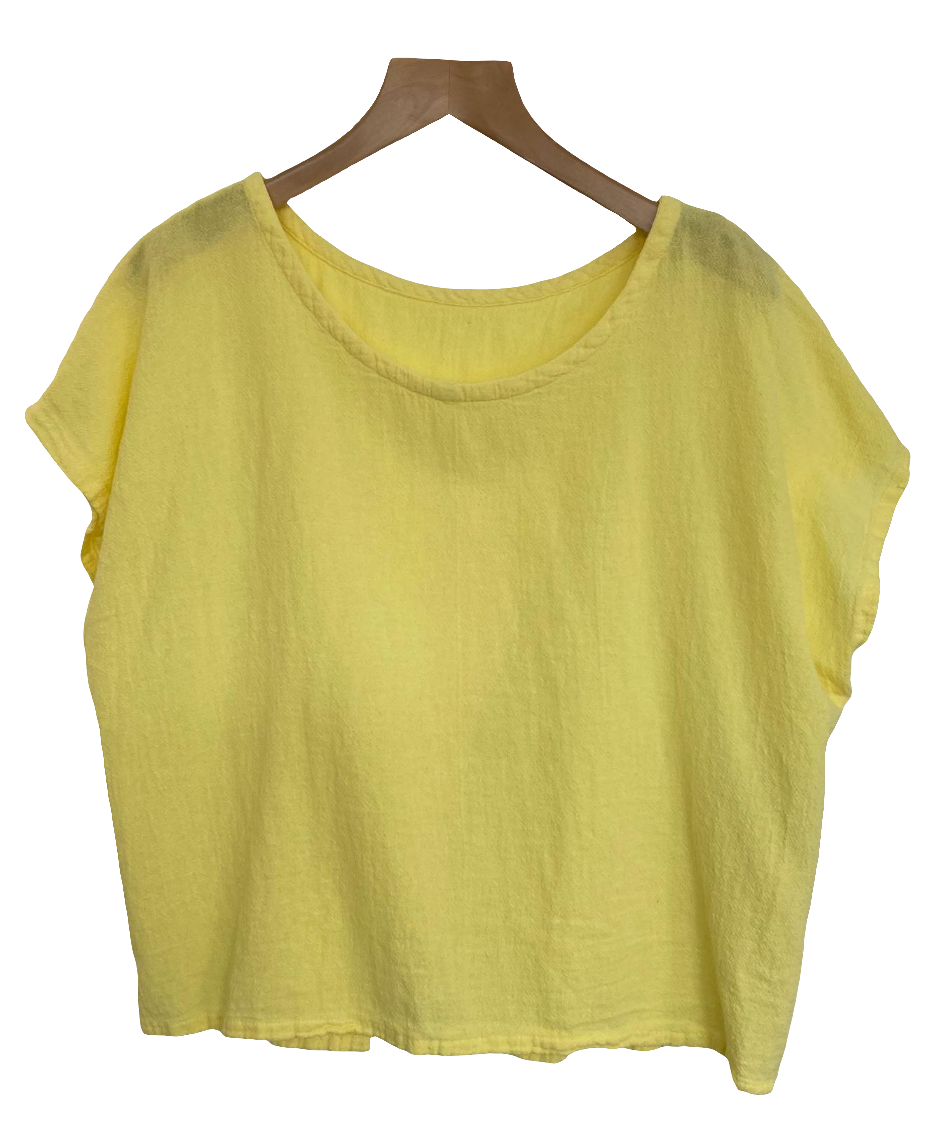 Cotton reversible top