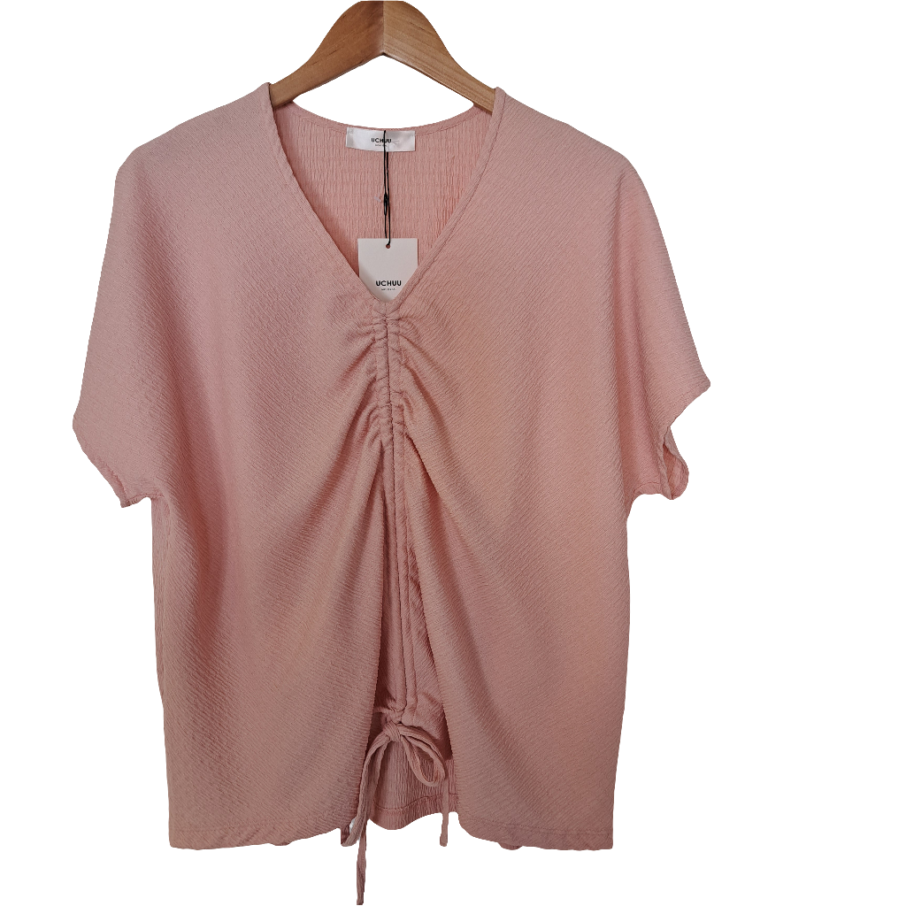 Uchuu Salmon pink top