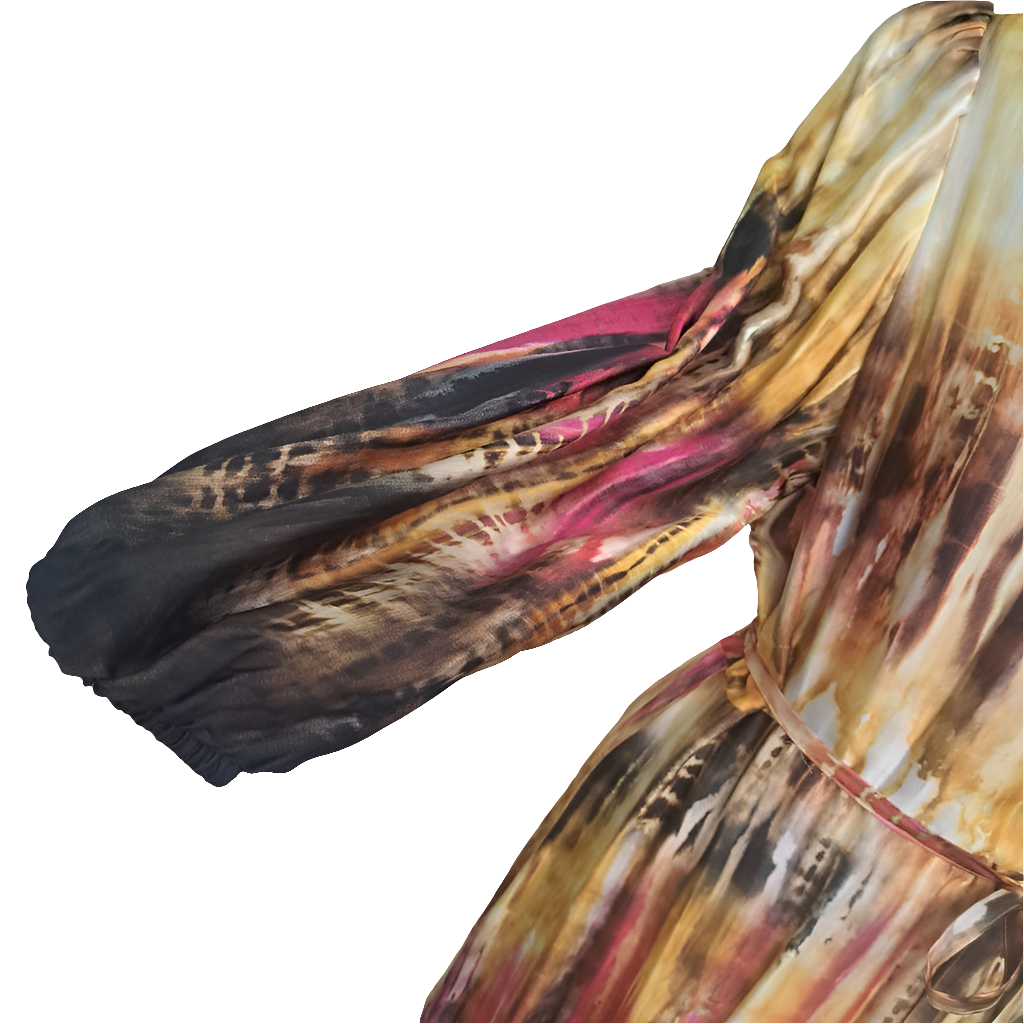 Wrap maxi dress
