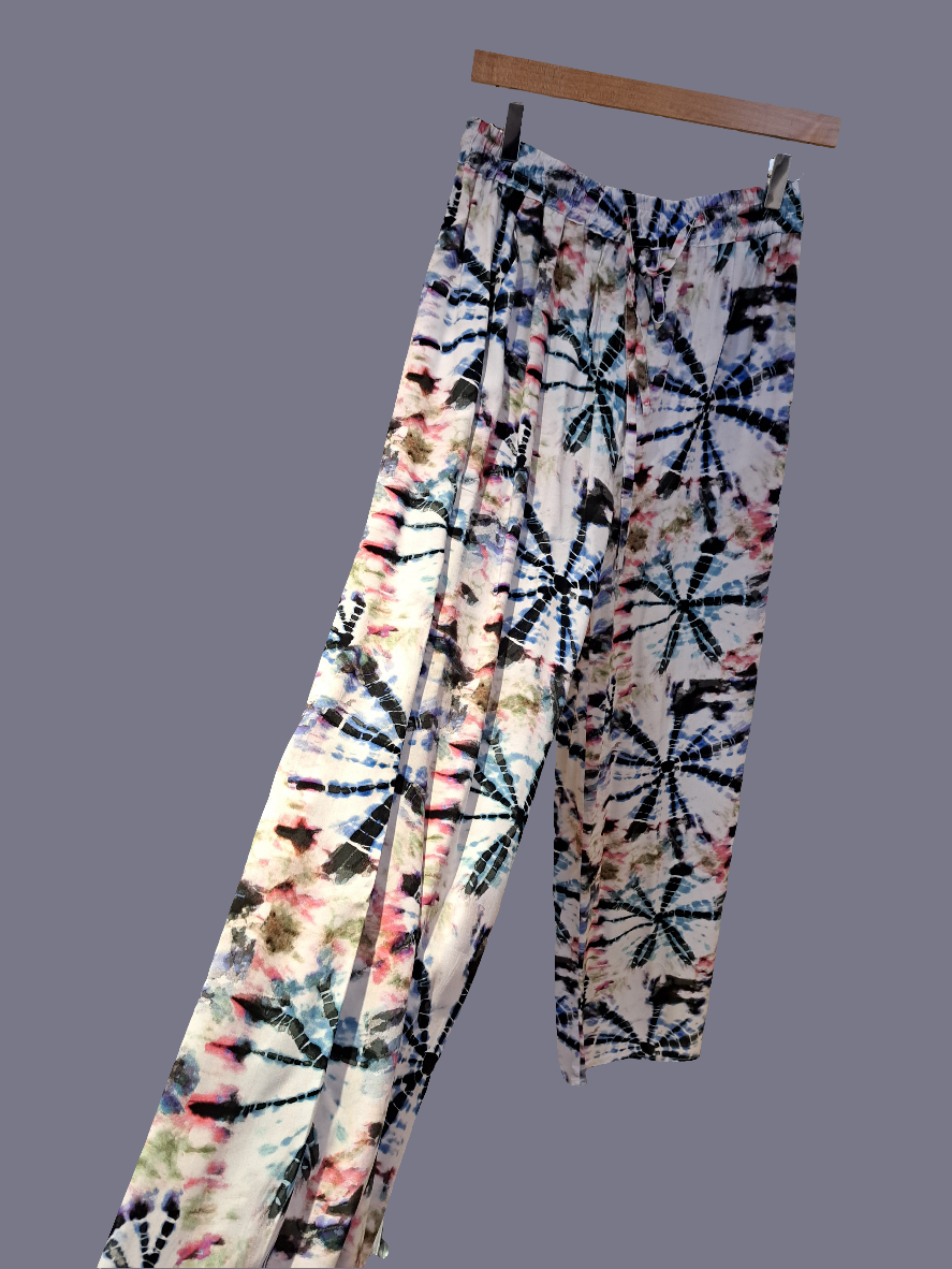 Wide Leg Print trousers