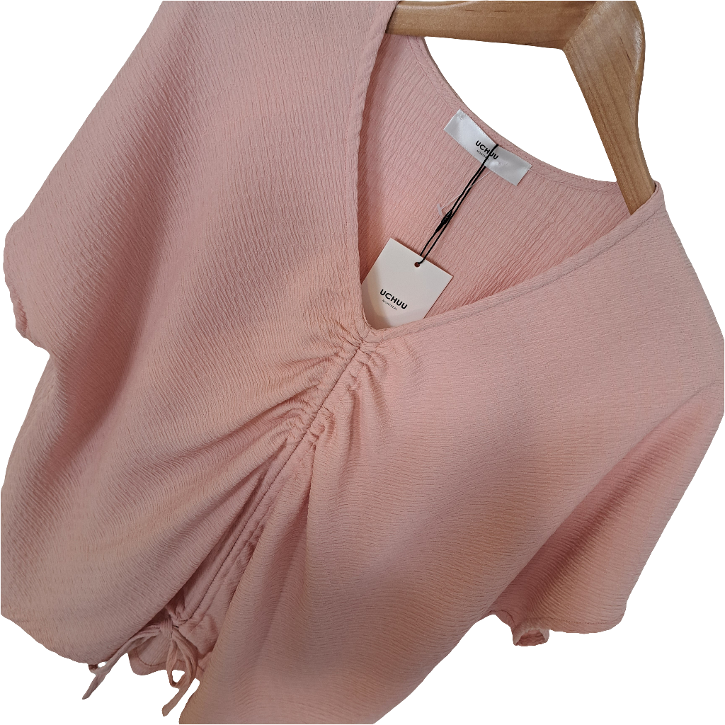 Uchuu Salmon pink top