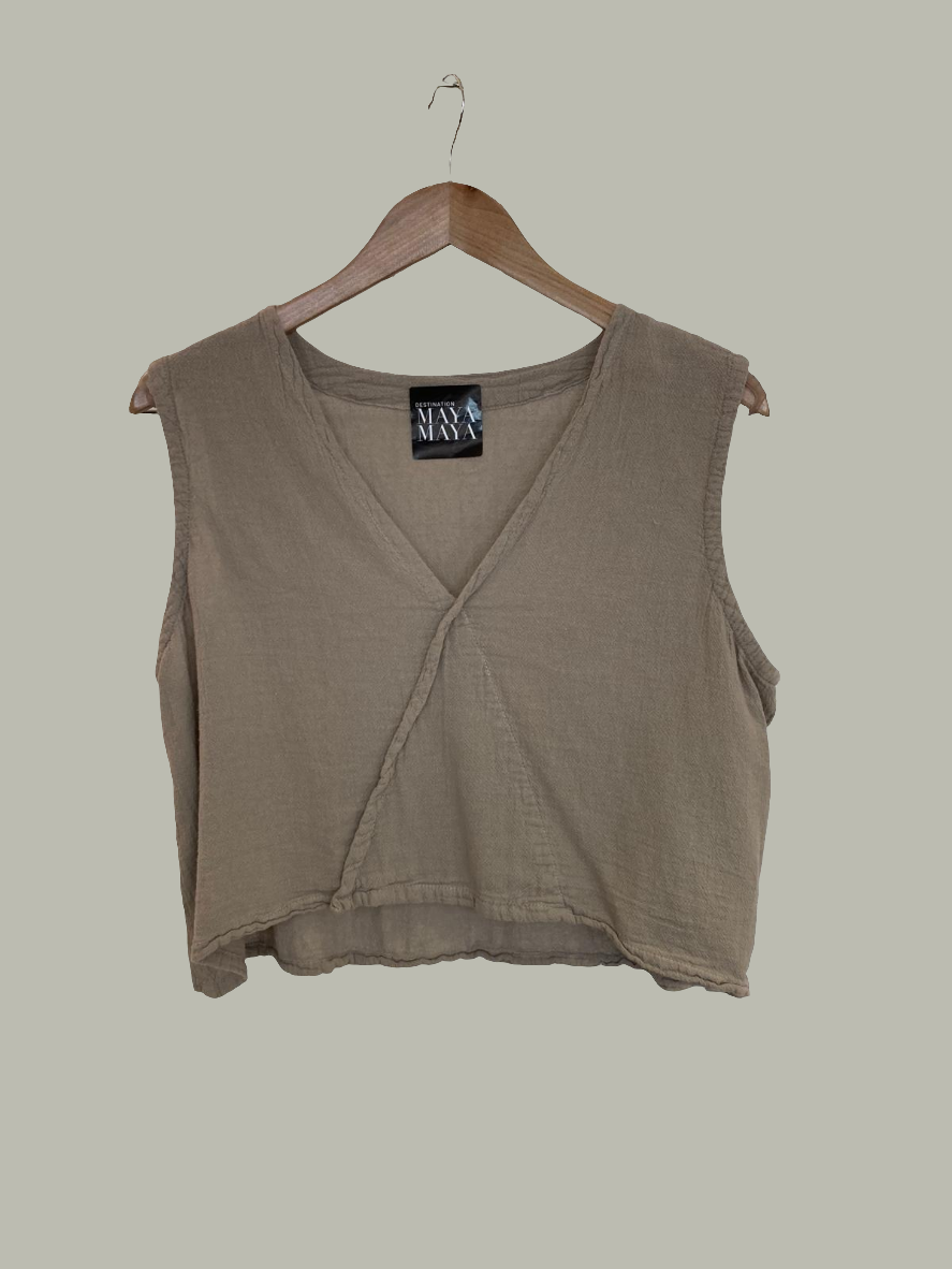 V neck cotton top