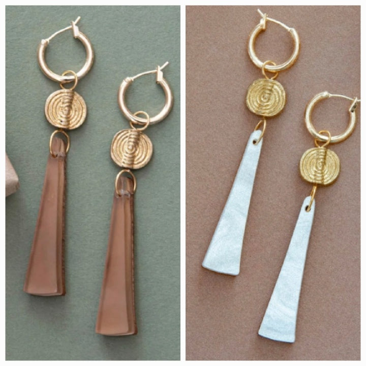 Drop earrings