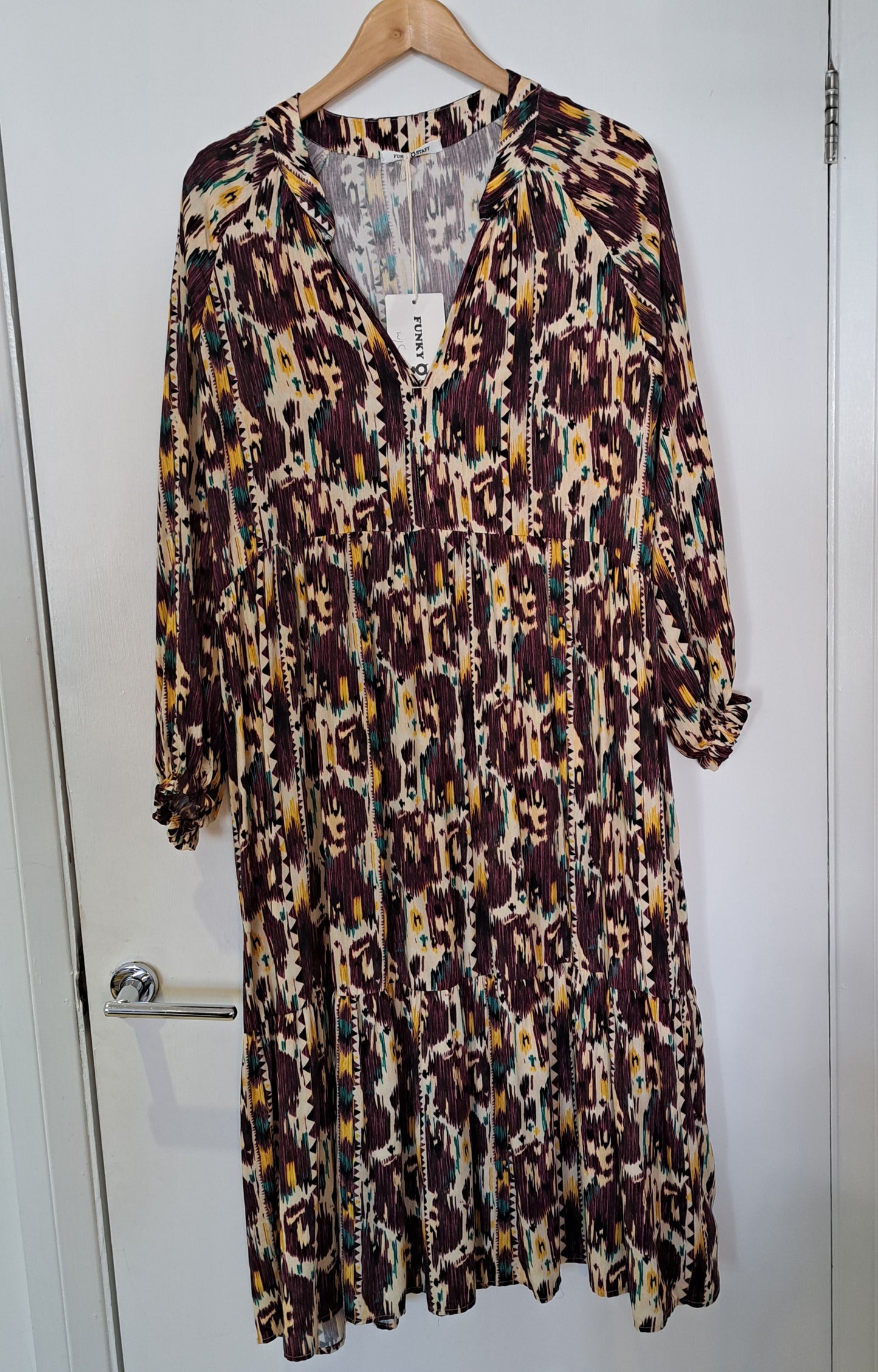 Tiered midi dress