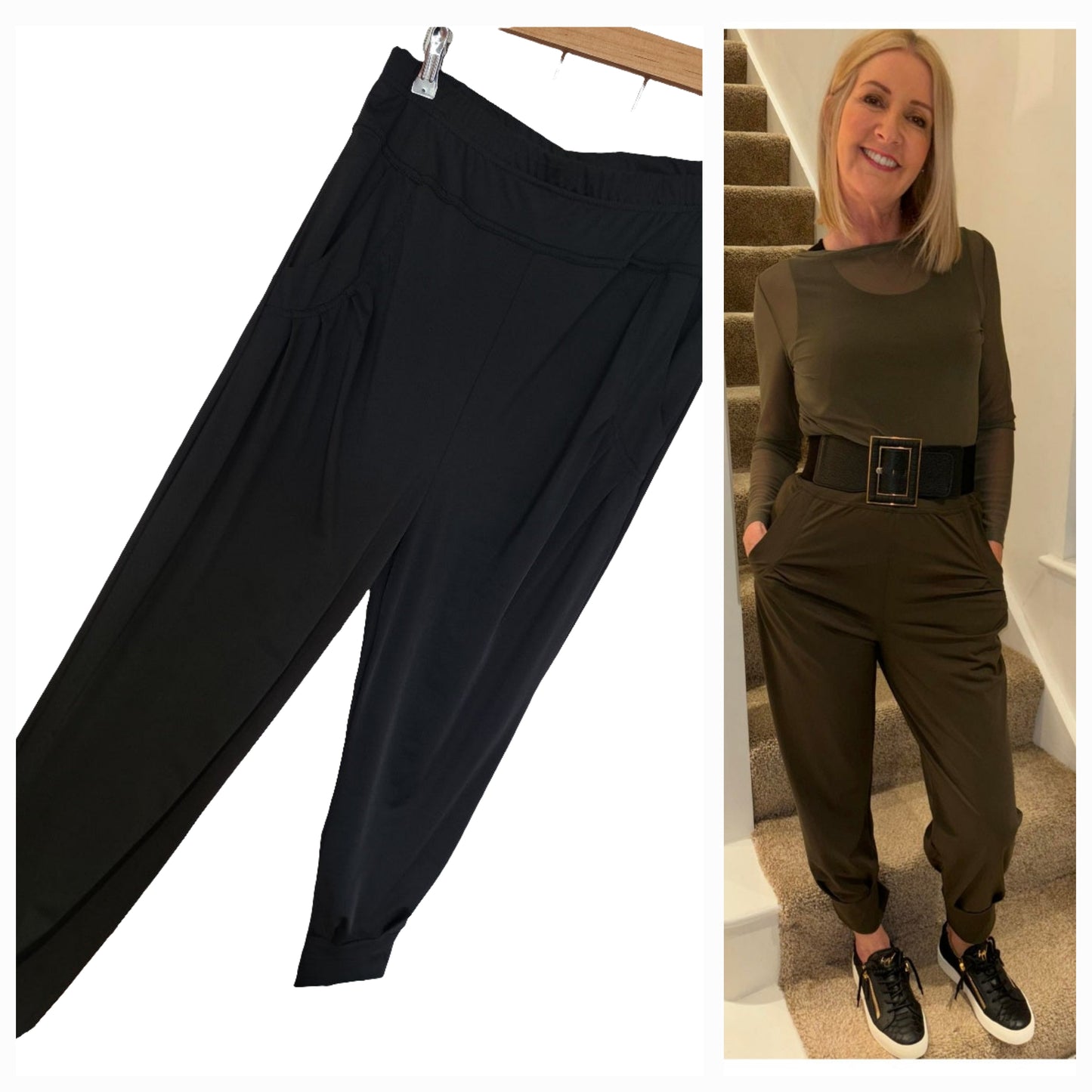 Maya Maya Travel pants BLACK