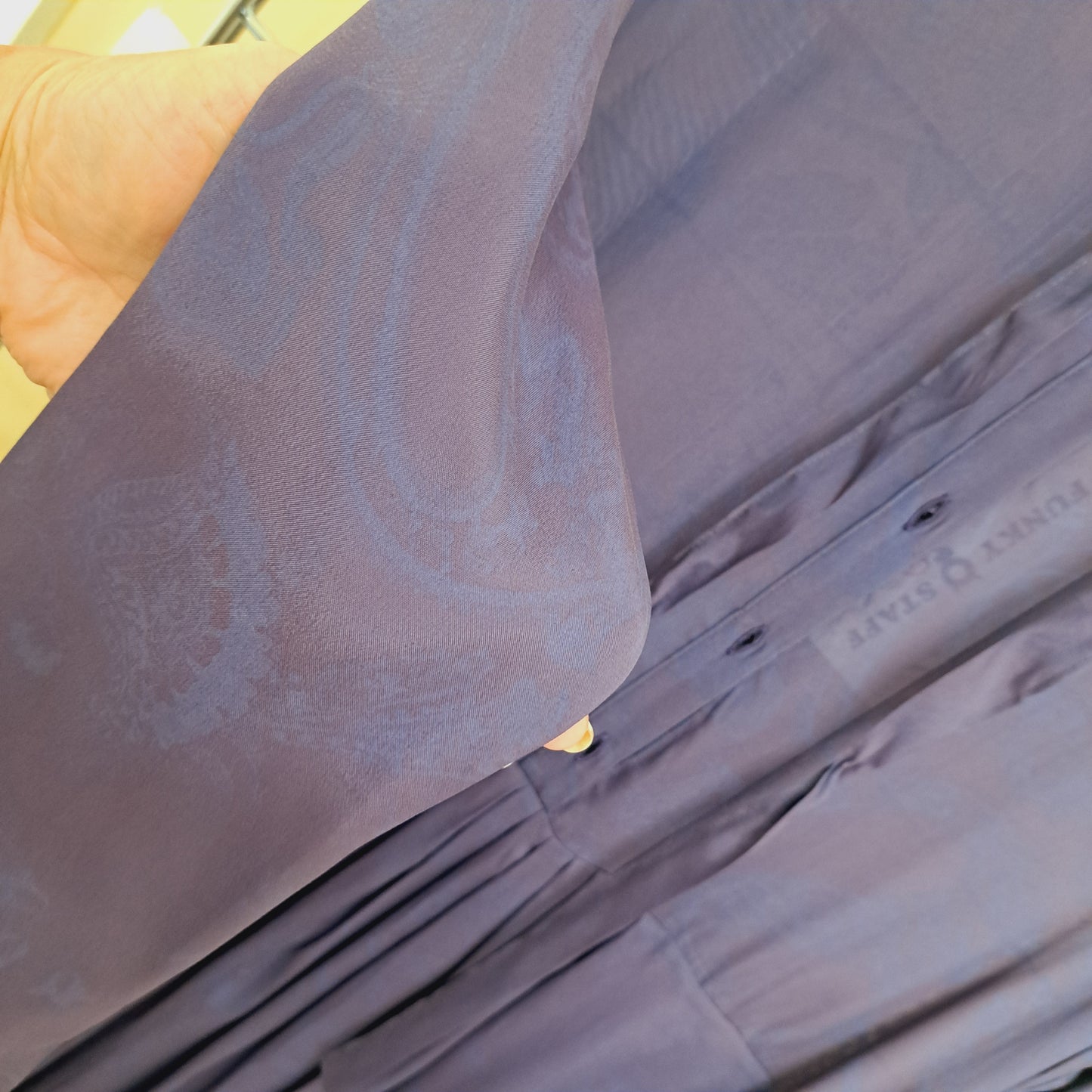 maxi dress purple paisley