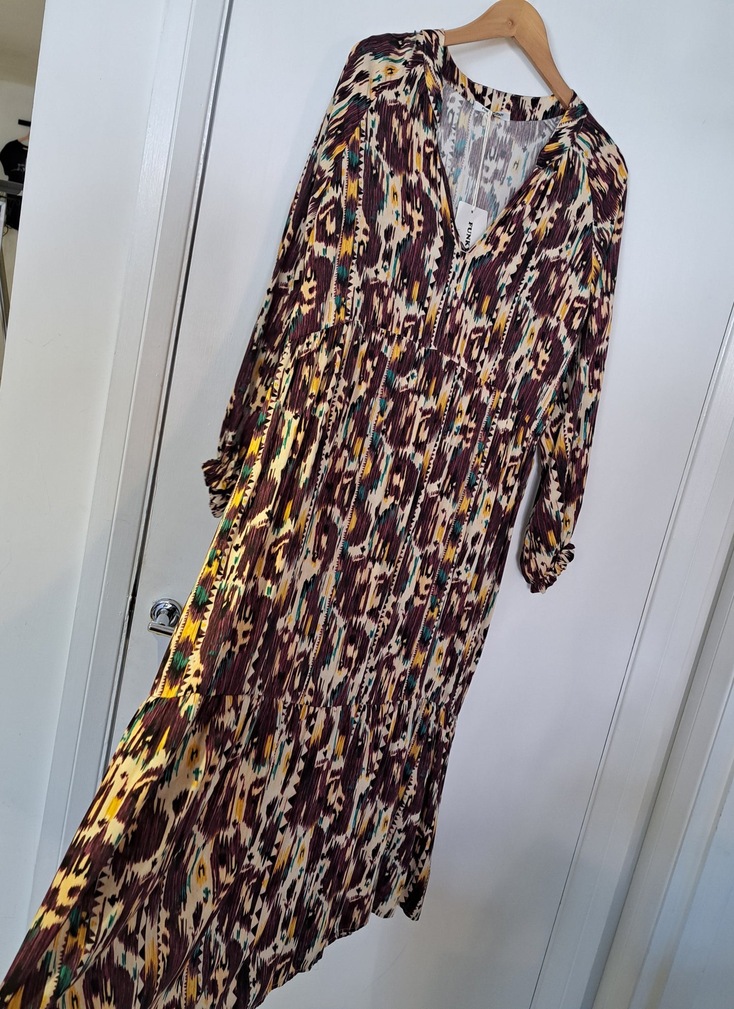 Tiered midi dress
