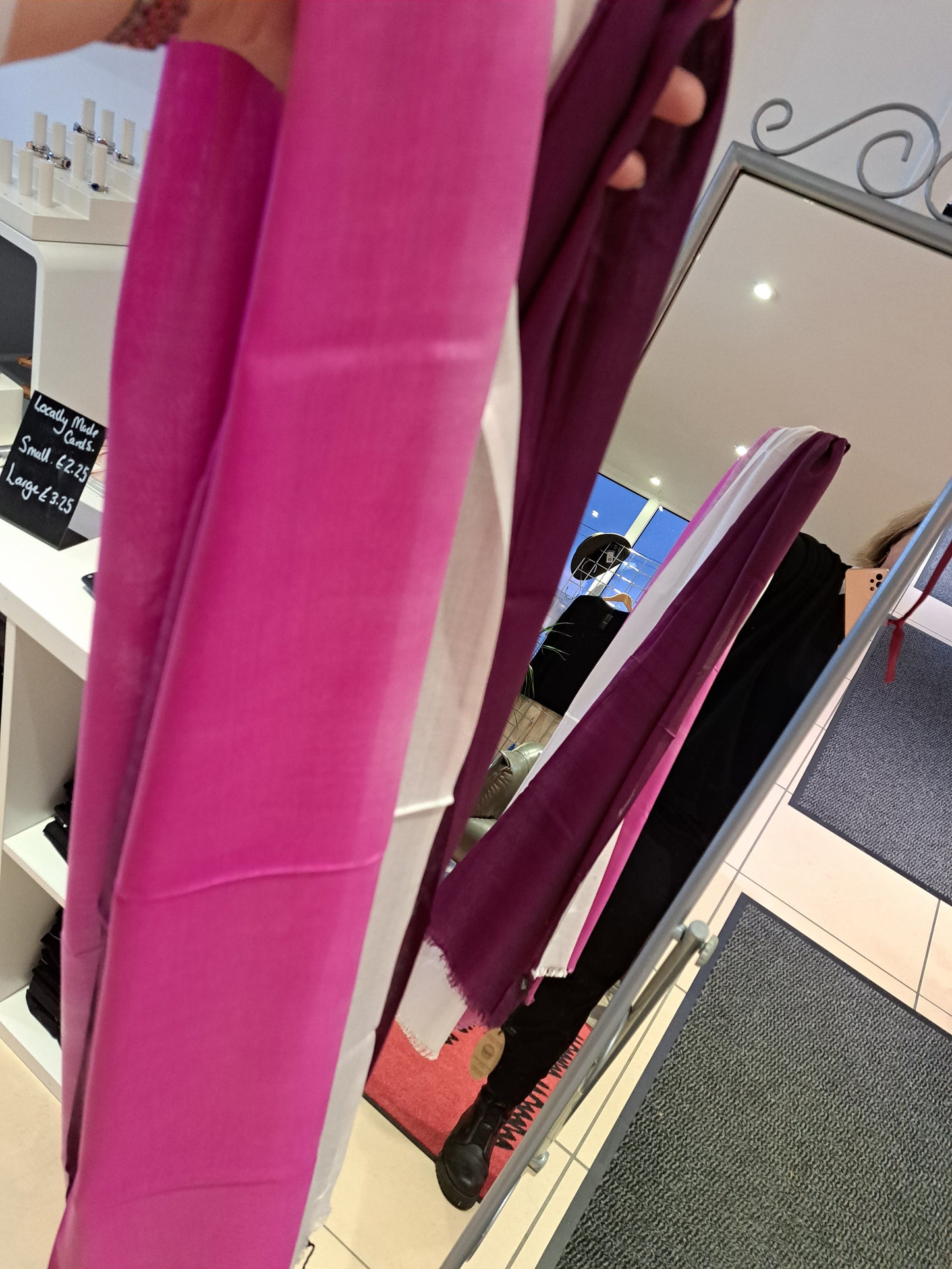 silky multi tonal scarf pinks - Maya Maya Ltd