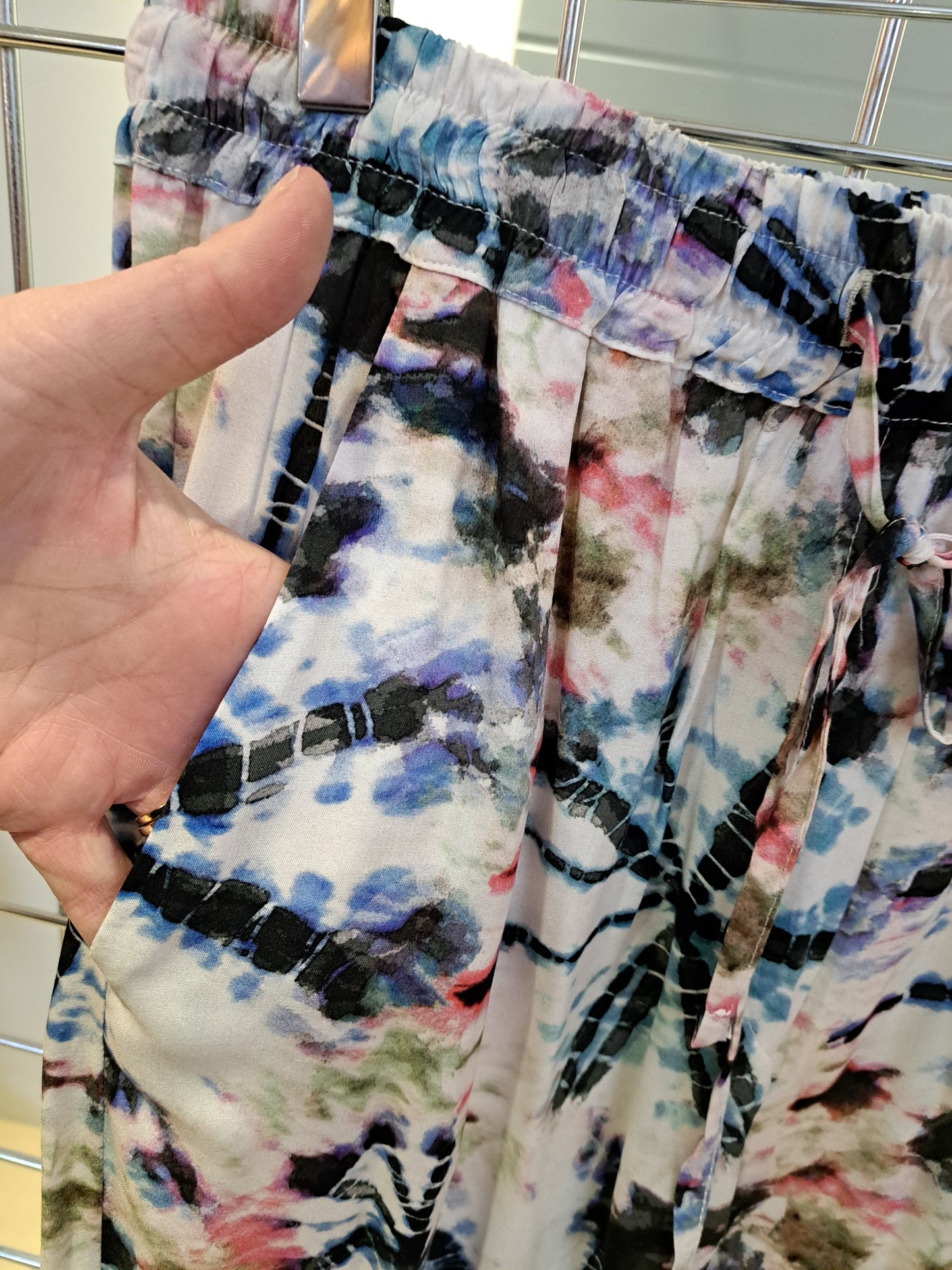 Wide Leg Print trousers - Maya Maya Ltd