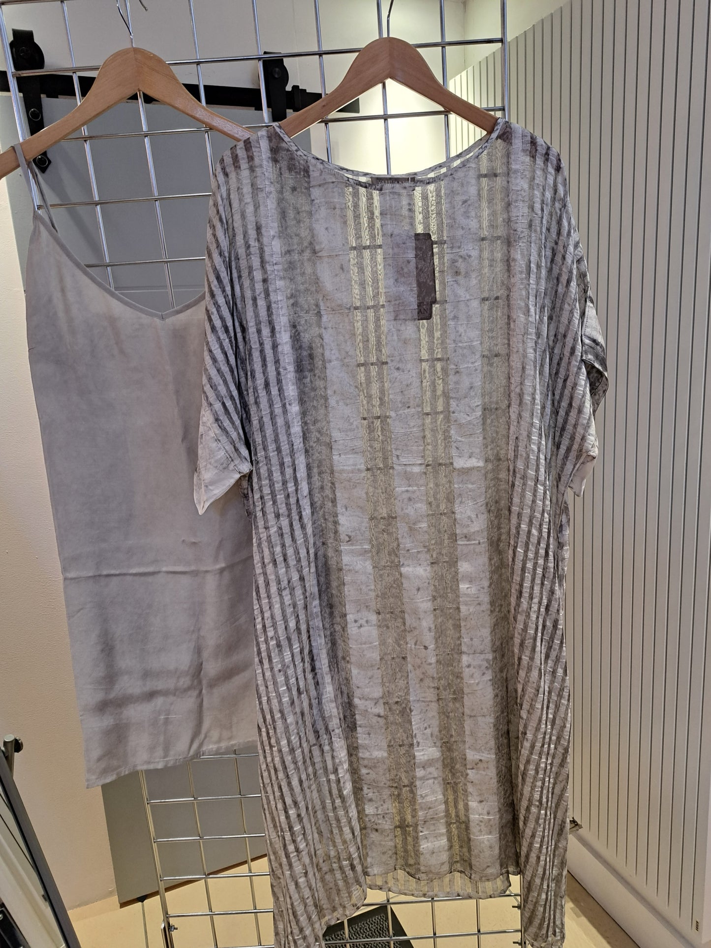 Yauvan semi sheer dress - Maya Maya Ltd