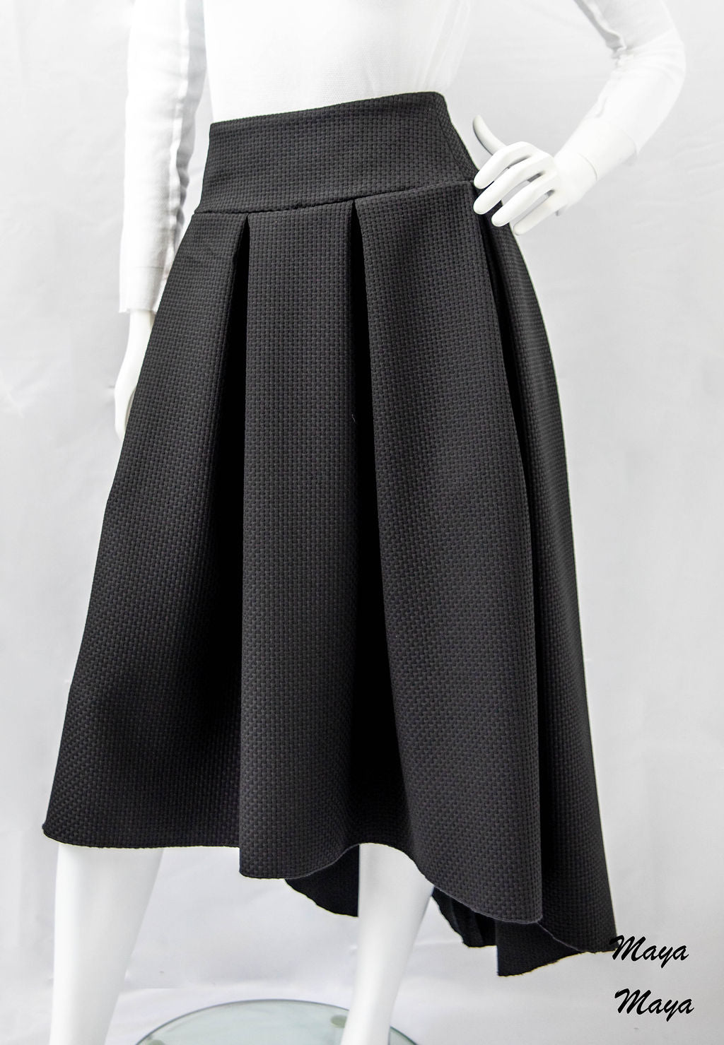 Dipped Hem Skirt - Maya Maya Ltd
