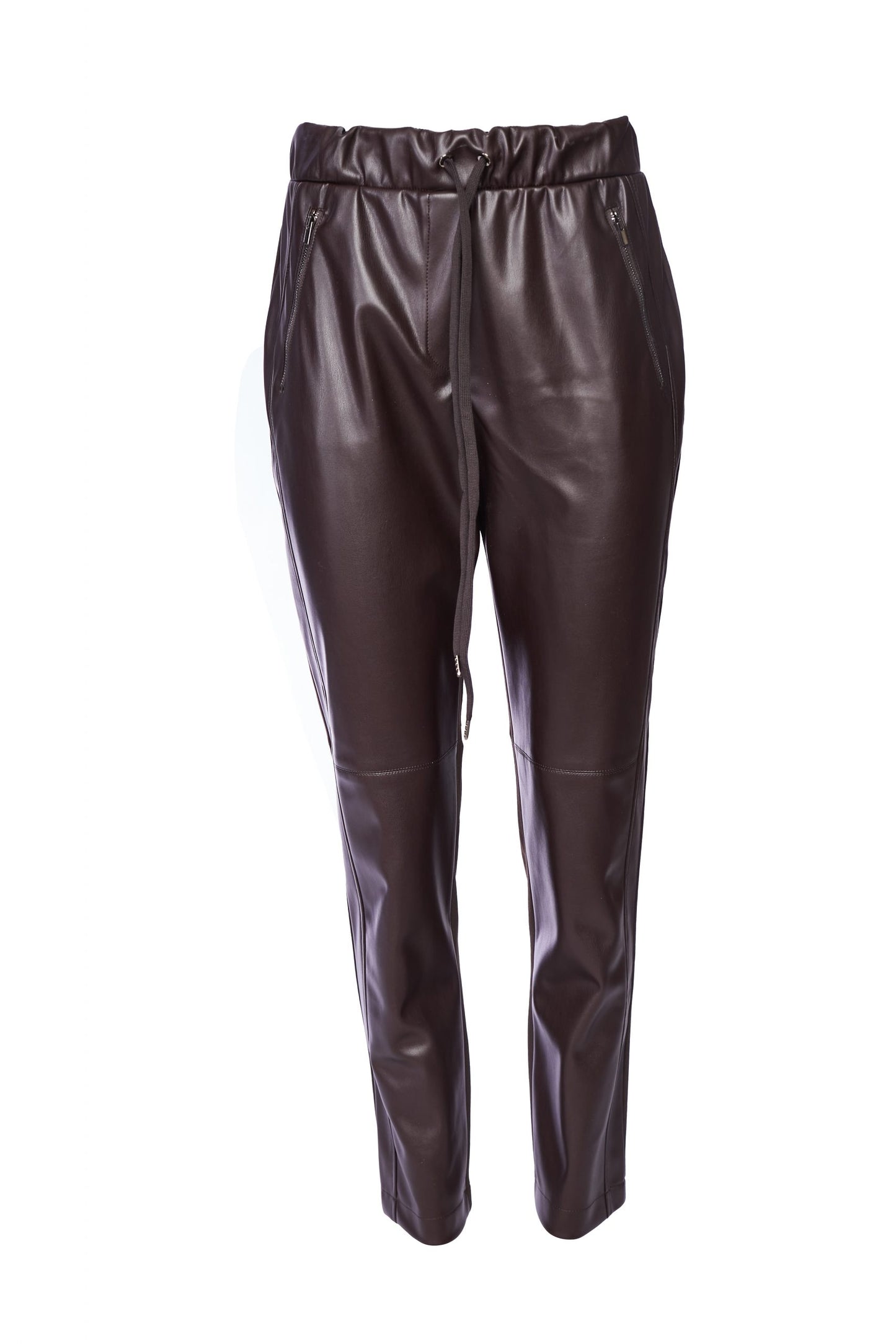Naya pleather/jersey trousers - Maya Maya Ltd