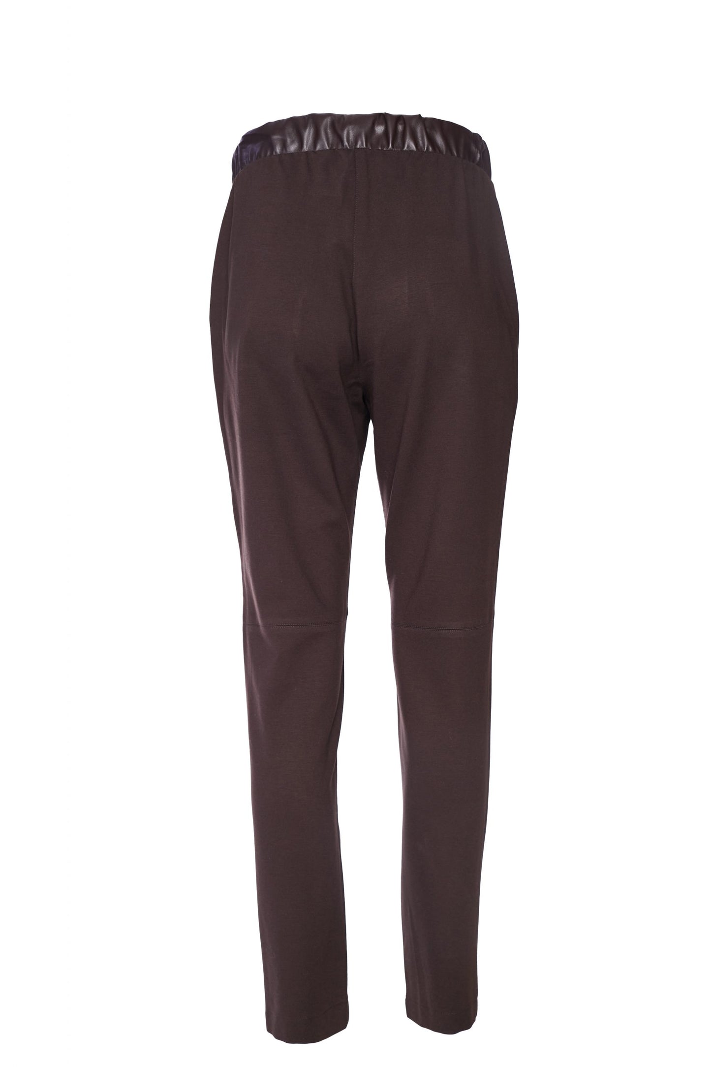Naya pleather/jersey trousers - Maya Maya Ltd