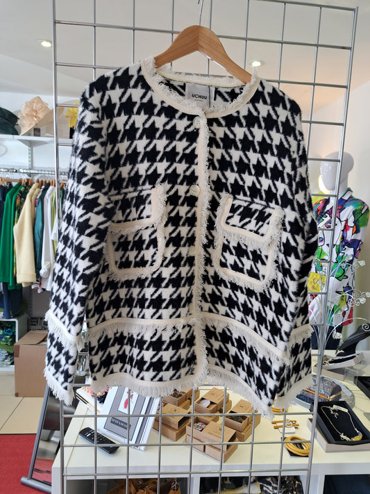 check boxey knit - Maya Maya Ltd