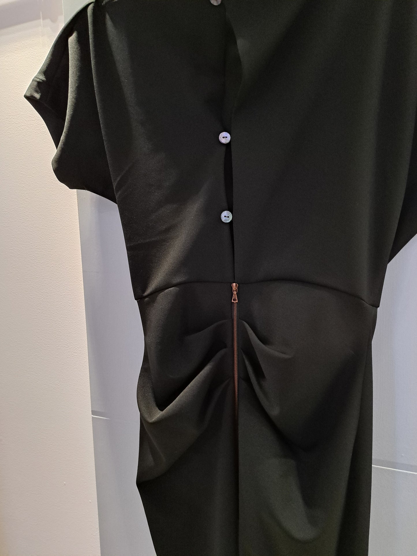 Kevan Jon Poppy tie dress BLACK - Maya Maya Ltd