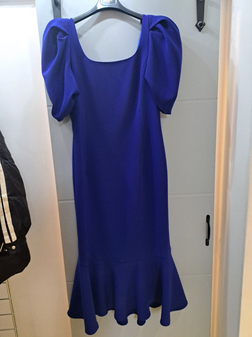 Cobalt blue occasion midi dress - Maya Maya Ltd