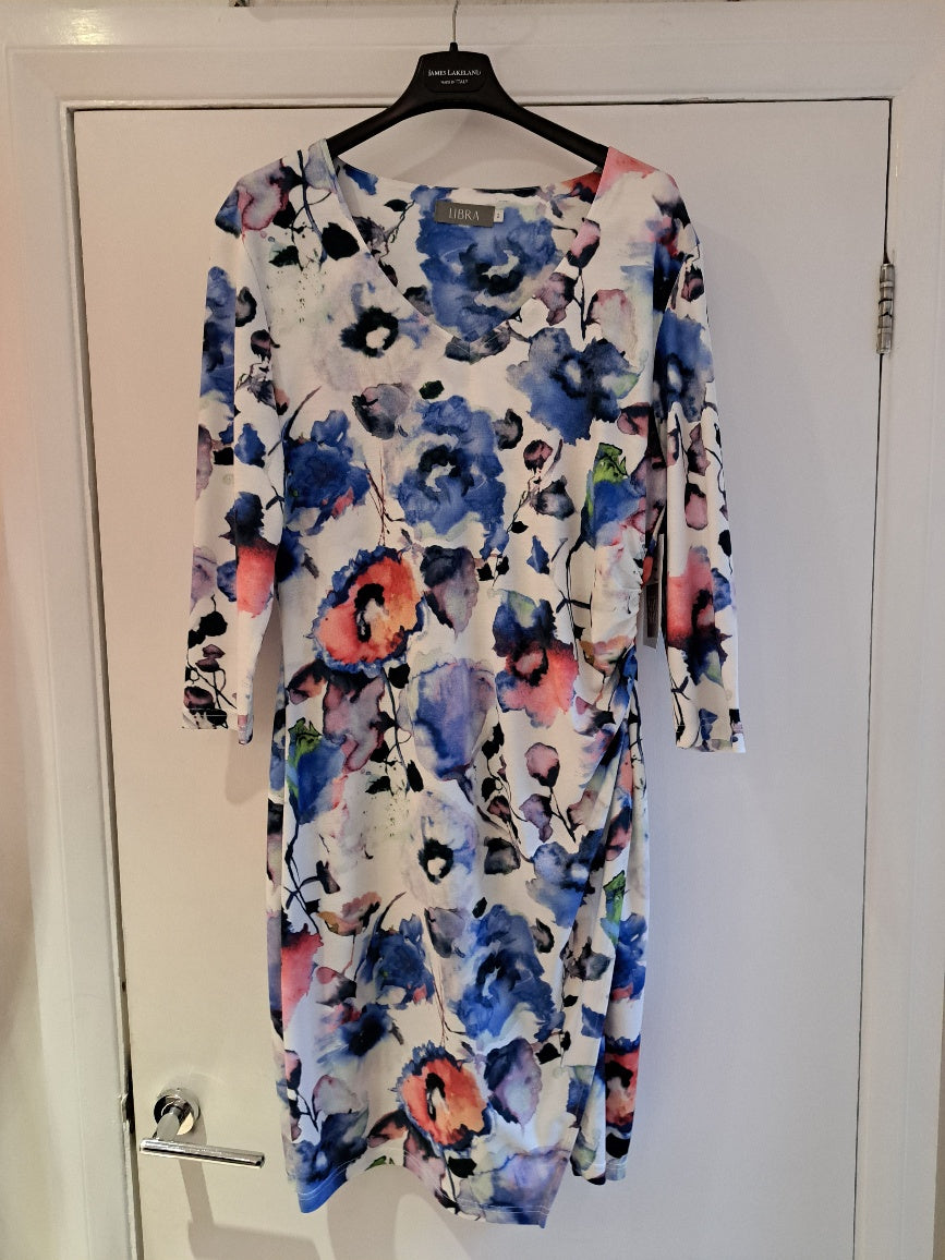 Stretch flowery dress - Maya Maya Ltd