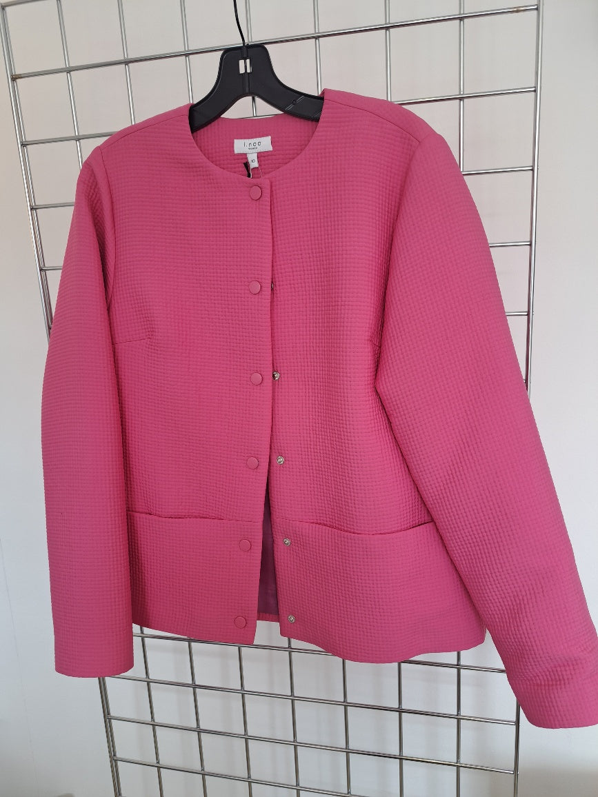 Pink textured jacket - Maya Maya Ltd