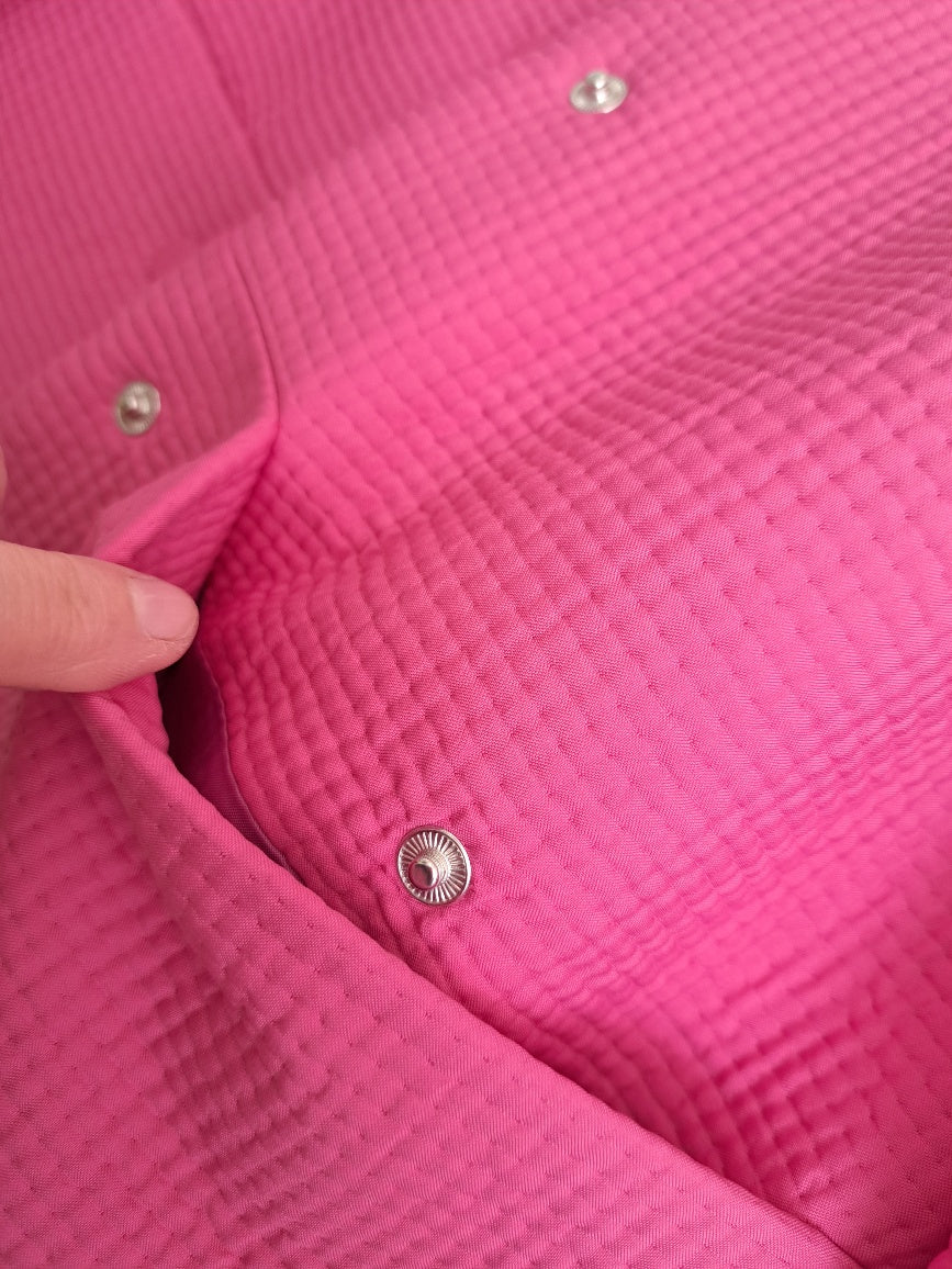 Pink textured jacket - Maya Maya Ltd