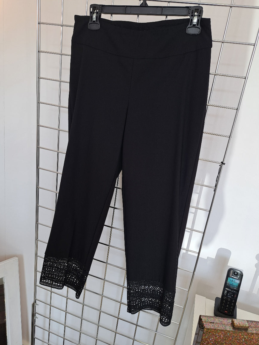 Black UP pants lace - Maya Maya Ltd