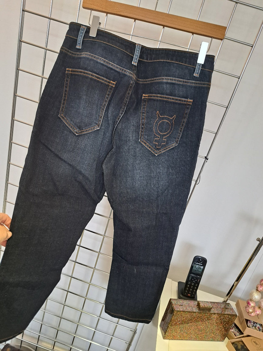 Funky Staff 2 tone jeans - Maya Maya Ltd