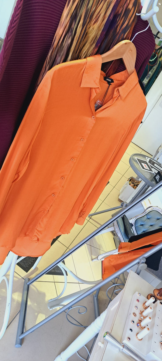 Silky shirt orange