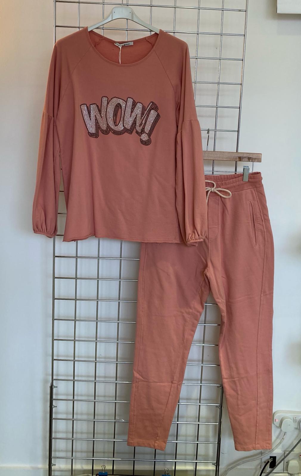 Funky Staff dusky peach leisure pants - Maya Maya Ltd