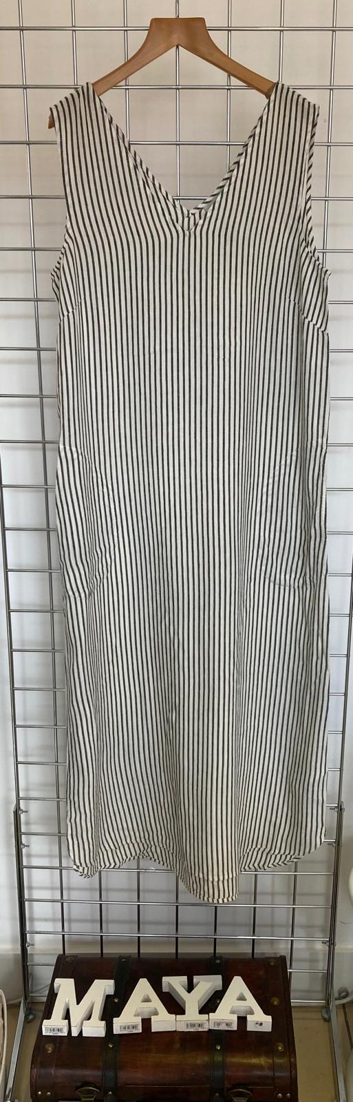 stripe maxi dress - Maya Maya Ltd